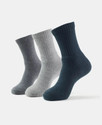 BLUTE Men Solid Mid-CalfCrew