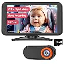 LUCKVIEW BM3 Baby Car Camera, 5.2" 1080P Monitor with Recording