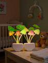 BMC Automatic Sensor Mushroom Night Lamp - Multi Color Changing Effect - Work in Dark Place Due to Night Sensor (Assorted Color) Night Lamp