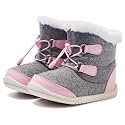 BMCiTYBM Toddler Baby Snow Boots Baby Boys Girls Winter Walking Shoes