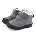 BMCiTYBM Toddler Baby Snow Boots Baby Boys Girls Winter Walking Shoes