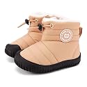 BMCiTYBM Toddler Baby Snow Boots Baby Boys Girls Winter Walking Shoes