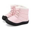 BMCiTYBM Toddler Baby Snow Boots Baby Boys Girls Winter Walking Shoes