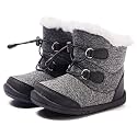 BMCiTYBM Toddler Baby Snow Boots Baby Boys Girls Winter Walking Shoes