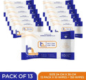 Bmedo Body Cleansing Wet Bed Bath Wipes for Adults(10x13=130 Wipes)