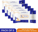 Bmedo Body Cleansing Wet Bed Bath Wipes for Adults(Pack of 5)