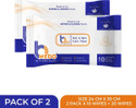 Bmedo Body Cleansing Wet Bed Bath Wipes for Adults(Pack of 2)