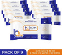 Bmedo Body Cleansing Wet Bed Bath Wipes for Adults(9x10 =90 Wipes)