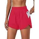 BMJL Women39s Athletic Shorts Running Workout Shorts