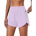 BMJL Women39s Athletic Shorts Running Workout Shorts
