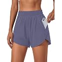 BMJL Women39s Athletic Shorts Running Workout Shorts