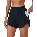 BMJL Women39s Athletic Shorts Running Workout Shorts