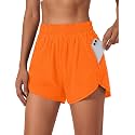 BMJL Women39s Athletic Shorts Running Workout Shorts