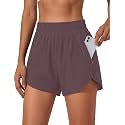 BMJL Women39s Athletic Shorts Running Workout Shorts