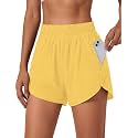 BMJL Women39s Athletic Shorts Running Workout Shorts