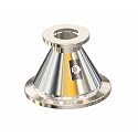 bmotiontech conical Reducer with ISO-KF Flange KF16 KF25 KF40 KF50, Made of stainlss Steel 304 (KF40 to KF16 Reducer, 1 PCs)