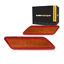 For BMW 320i/328i/335i xDrive Bumper Reflector 2013 2014 2015 Driver and Passenger Side Pair/Set | Front | LED | Sedan | BM2554102, BM2555102 | 63147274521, 63147274522