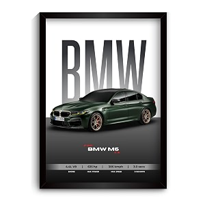 m5 cs poster  framed a4 sized 31 x 23 cm  car posters for wall gift for boys  supercar frames  poster m5 sportscar frame  car posters for wall bedroom hostel study room f_125