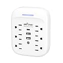 BN-LINK Surge Protector USB Wall 6 Outlet Extender with 3 USB Ports (USB C), Multi Plug Outlet Expander, Electrical Splitter for School, Travel, Office, Home, ETL Listed