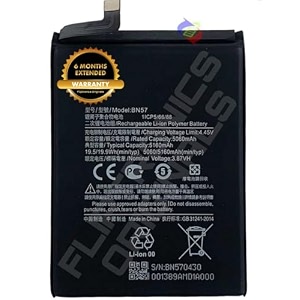 bn57 battery for poco x3 pro mzb08t8in m2102j20sg m2102j20si battery with 6 month warranty a000087