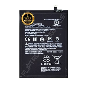 bn62 battery for redmi note 9 poco m3 battery with 1 year warranty  a0