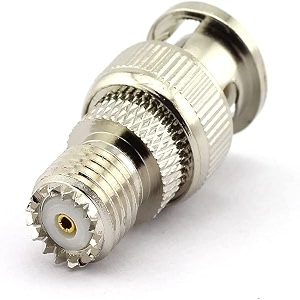 BNC Male to Mini UHF Female Adapter