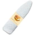 BNDX Ironing Board Cover and Pad - Large Silicone Coating, Scorch Resistant Padding,Extra Thick Heavy Duty Padded 4 Layers, Bongee Cord Edge,2 Click Buckles for Smooth Iron, Summer Willow 18x49