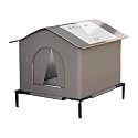 BNF®Cat House for Outdoor Cats Dog House Waterproof Elevated Feet for Barn Porch M|Pet Supplies | Cat Supplies | Beds|1 x Pet Tent