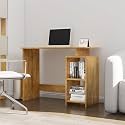 Bniture Wooden Study Table for Home | Engineered Wood Laptop Study Table with Book Shelf | Multi Purpose Office Desk for Laptop, Computer, Writing &amp; Study | Workstation for Home &amp; Office | Giant Wood