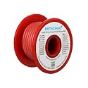 BNTECHGO 16 Gauge Silicone Wire 25 Feet Spool Red Soft and Flexible High Temperature Resistant Highly Efficient electrical wires 16 AWG Silicone Wire 252 Strands of Tinned Copper Wire