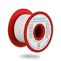 BNTECHGO 16 Gauge Silicone wire spool 25 ft White Flexible 16 AWG Stranded Tinned Copper Wire