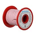 BNTECHGO 16 Gauge Silicone Wire Pink 50ft Stranded Tinned Copper Wire