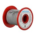 BNTECHGO 16 Gauge Silicone Wire Gray 50ft Stranded Tinned Copper Wire