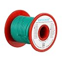 BNTECHGO 16 Gauge Silicone wire spool 50 ft Green Flexible 16 AWG Stranded Tinned Copper Wire