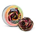 BNZN'GO Galaxy Putty Slime for Kids, Fidget Sensory Artistic Therapy Putty Toys for Boys Girls Adults, Stress Relief Non-Sticky, 3.11 Inch 3.2 Oz – Golden/Red