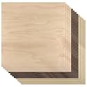 Boao 12 Pcs Wood Veneer Sheets 12" x 12", Cherry, Maple, Walnut