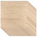Boao 12 Pcs Wood Veneer Sheets 12 x 12 for Door Panel, Maple