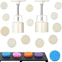 Boao 14 Pcs Bath Bomb Molds Kit Shower Bomb Molds Shapes Press Supply