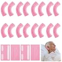 Boao 20 Pcs Nasal Cannula Ear Cushions Oxygen Pads, Soft Cover Oxygen Cannula Cushions, Tubing Protectors for Ear Pain, Prevent Cheek Indentation Discomfort(Pink)