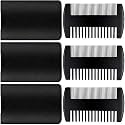 Boao 3 Pieces Sandalwood Beard Comb for Men, Black