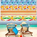Boao 4 Pack Beach Towel Bands for Chair, Elastic Strap,Ball and Duck