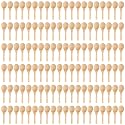 Boao 500 Pcs Small Wooden Spoons, 3.5'' L Mini Spoon for Honey, Sugar, Salt
