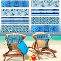 Boao 8 Pack Beach Towel Bands for Chair, Elastic Strap,Pastel