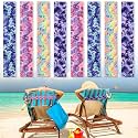Boao 8 Pack Beach Towel Bands for Chair, Elastic Strap,Elegant Style