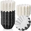 Boao Reusable Wax Melt Liner, Black, White, 50 Pieces