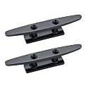 Boat Cleat Open Base Boat Cleat 4/5/6/8 inch Dock Cleat 316 Stainless Steel Boat Marine Grade, Rope Cleat for Boat Docks Decks Nautical Kayak Yacht