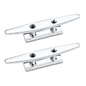 Boat Cleat Open Base Boat Cleat 4/5/6/8 inch Dock Cleat 316 Stainless Steel Boat Marine Grade, Rope Cleat for Boat Docks Decks Nautical Kayak Yacht
