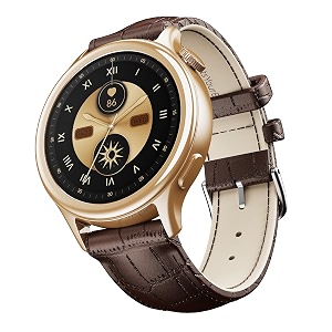 boat enigma daze women39s luxury smart watch w 1333cm auravue display w 20 higher brightness emergency sos female wellness tracking bt calling smart watch for women latest brown leather