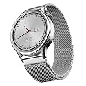 boAt Enigma Daze Women's Luxury Smart Watch w/ 1.3”(3.3cm) AuraVue Display w/ 20% Higher Brightness, Emergency SOS, Female Wellness Tracking, BT Calling, smart Watch for Women Latest (Elegant Silver)