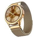 boAt Enigma Daze Women's Luxury Smart Watch w/ 1.3”(3.3cm) Luminous Display, Emergency SOS Live Location Sharing, Functional Crown, Watch Face Studio, QR Tray, BT Calling, HR &amp; SpO2 (Metallic Gold)